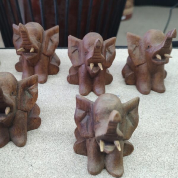 Elephant Wood Carving