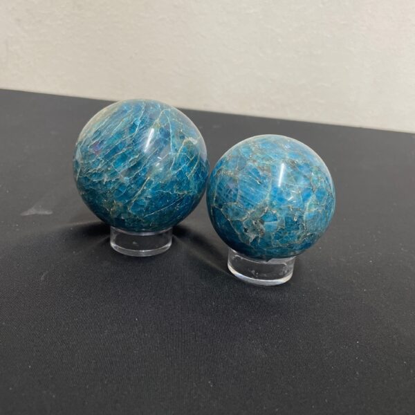 Blue Apatite Sphere
