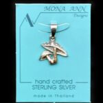Sterling Silver Pendant - Med Mushroom