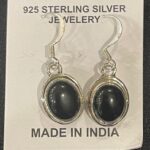 Onyx Sterling Silver Earrings
