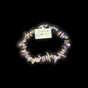 Charoite Chip Stretch Bracelet