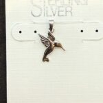 Sterling Silver Pendant - Hummingbird