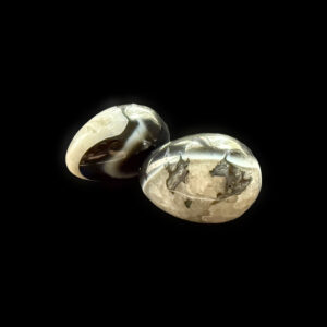 Black Banded Agate Egg