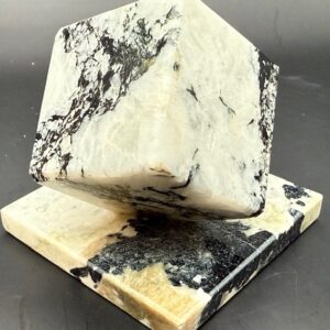 Moonstone Cube with Stand