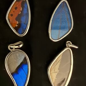 Butterfly Wing Sterling Pendant