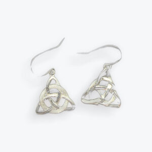 Triquetra Sterling Silver Earrings