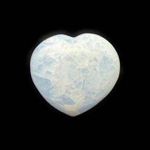 Blue Calcite Heart